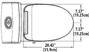 Moen EB1500-EBS - Exigences liées aux dimensions : - 1