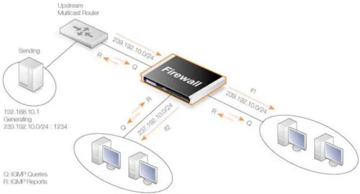 D-LINK DFL-210 - Transfert multidiffusion avec traduction d'adresses - 1
