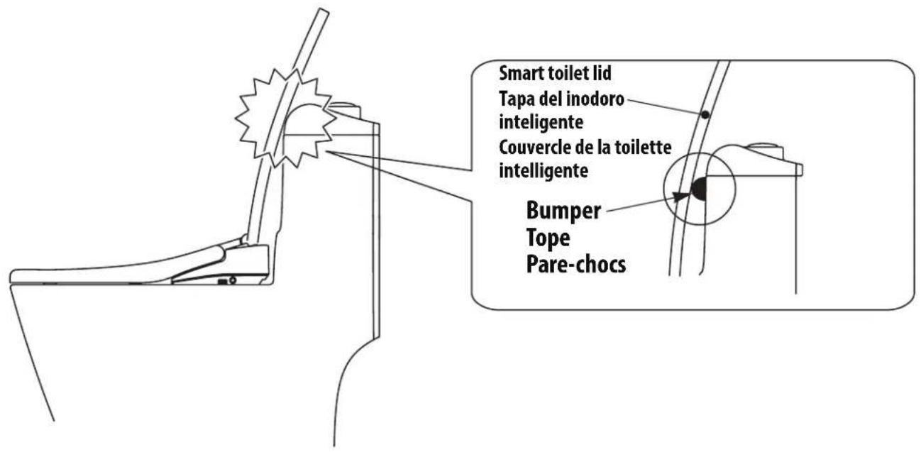 Moen EB1000 - Install Bowl Protective Bumper Instale el tope de protección de la taza Installer le pare-chocs protecteur du réservoir - 1