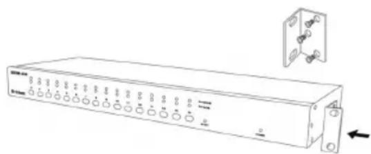 D-LINK DKVM-450 - Collegamento e sostituzione a caldo: - 1