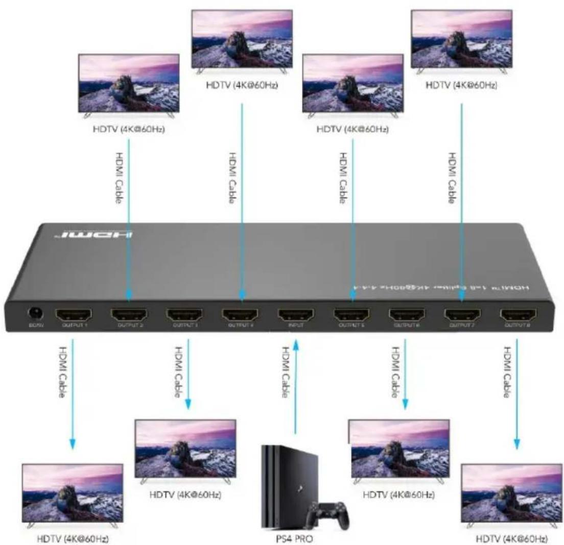 Digitus DS-55338 - Schéma de connexion - 1