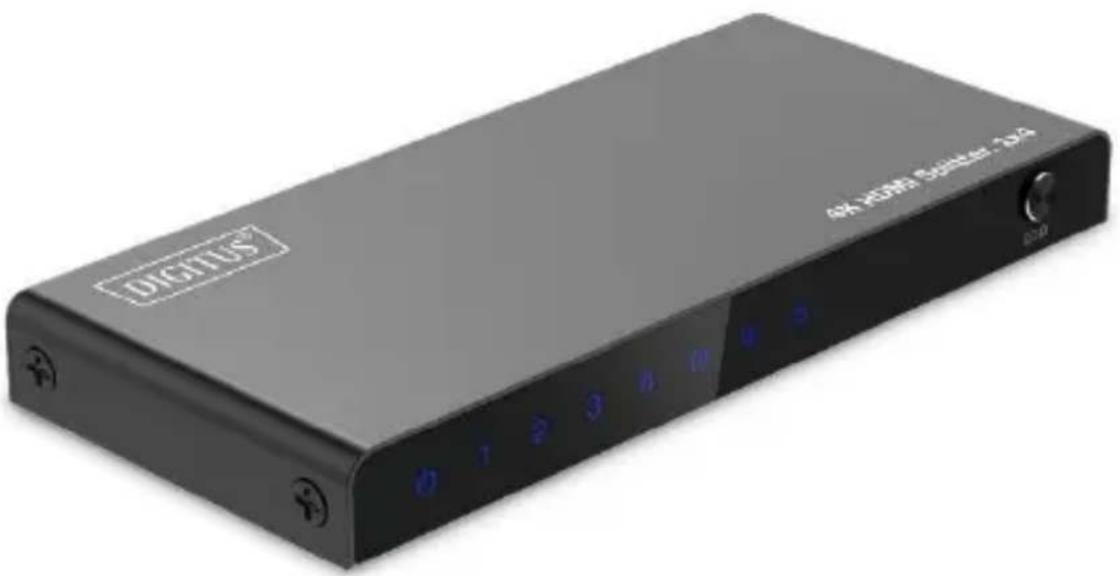 Digitus DS-55337 - Répartiteur HDMI 4K, 1x4 - 1