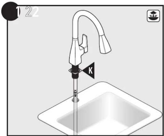 Moen Arbor 4736 - Robinet de salle de lavage à bec rétractable - 5