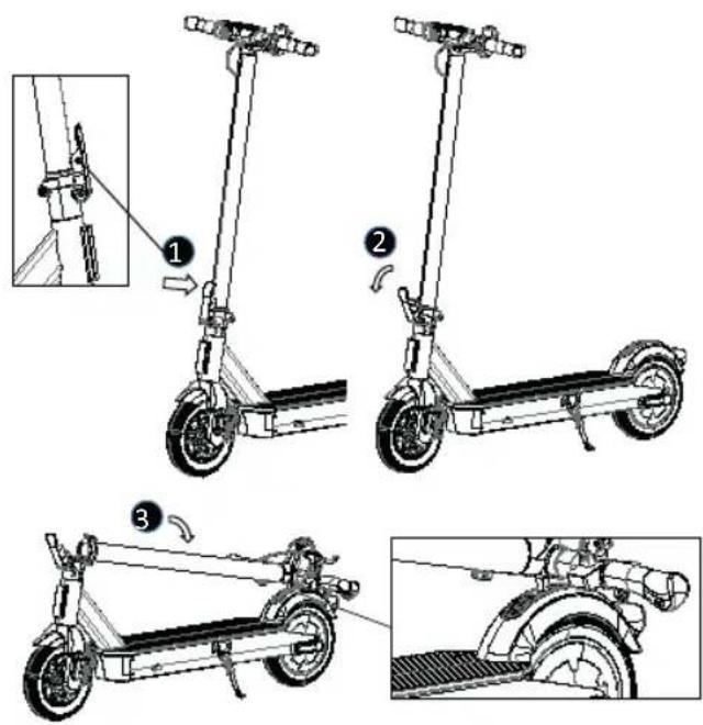 ACER Electric Scooter Series 3 - Folding the Scooter - 1