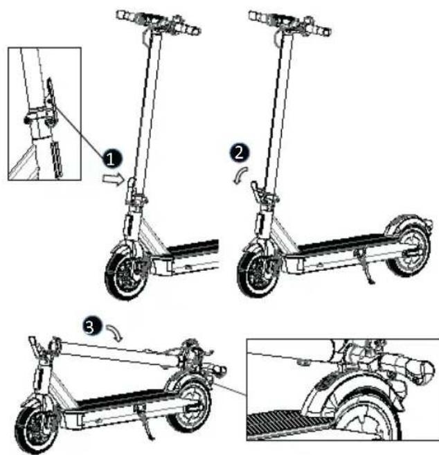 ACER Electric Scooter Series 3 - Zloženie kolobežky - 1