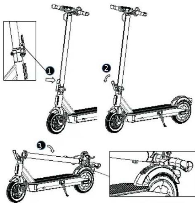 ACER Electric Scooter Series 3 - Складывание самоката - 1