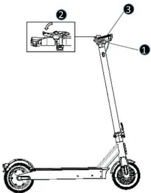 ACER Electric Scooter Series 3 - Спиране на тротинетката - 1