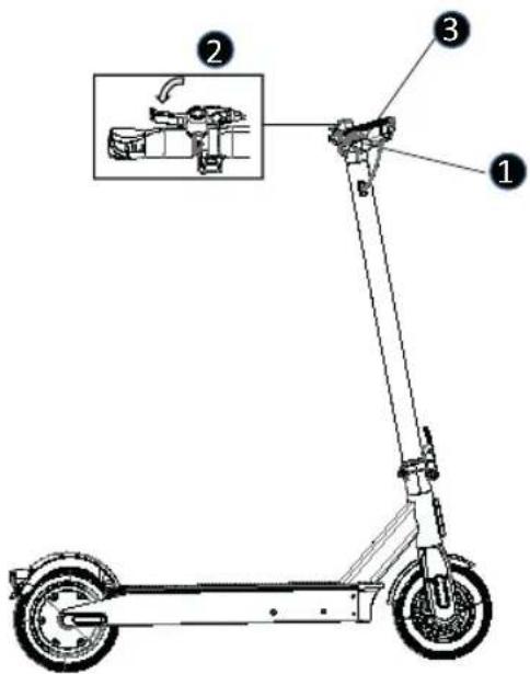 ACER Electric Scooter Series 3 - Sådan stoppes løbehjulet - 1