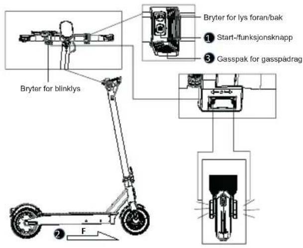 ACER Electric Scooter Series 3 - Starte sparkesykkelen - 1