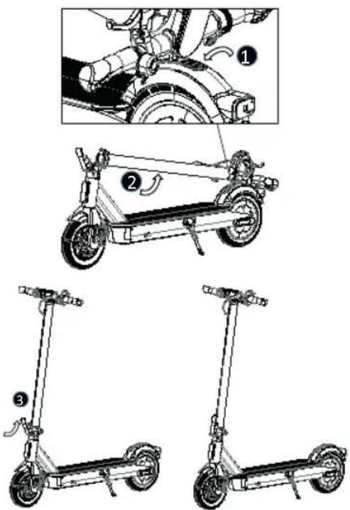 ACER Electric Scooter Series 3 - Udfoldning af løbehjulet - 1
