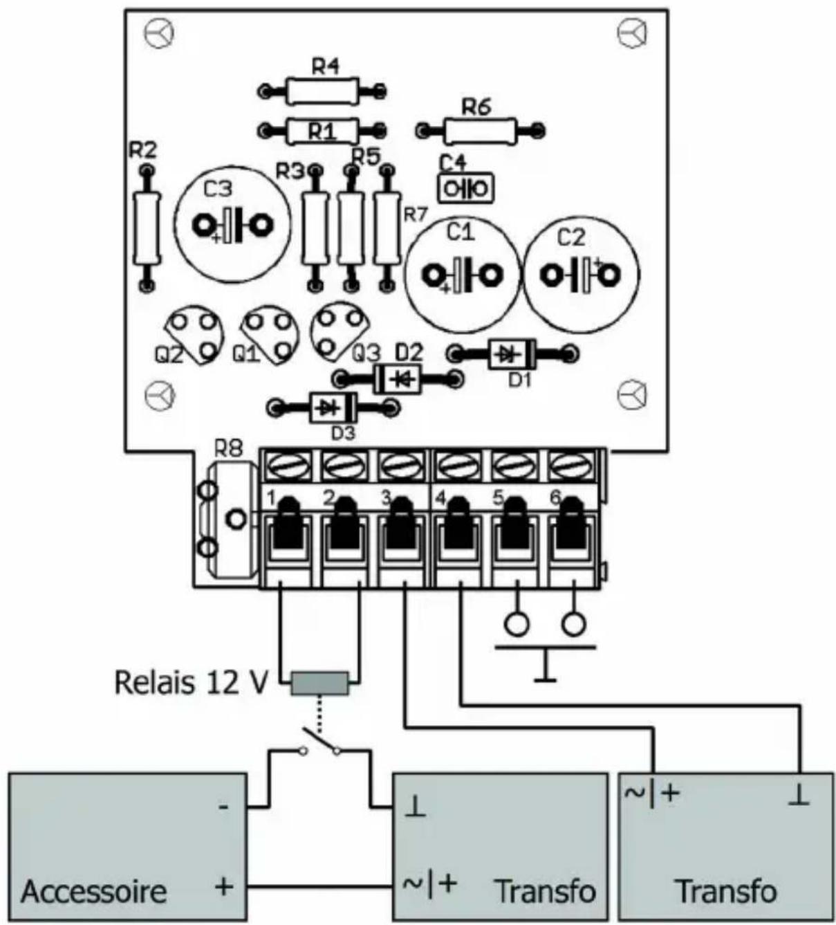 Tams Elektronik MT-3 - Connector un relais - 2