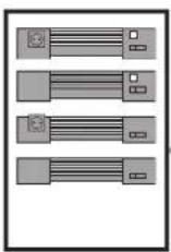 Rittal SZ 2500.311 - Fixation magnetique (accessoires 2500.490) : - 14