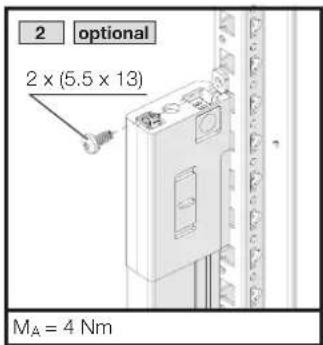 Rittal SZ 2500.311 - Fixation magnetique (accessoires 2500.490) : - 22