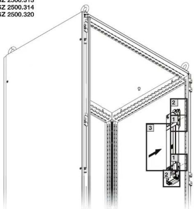 Rittal SZ 2500.311 - Fixation magnetique (accessoires 2500.490) : - 11