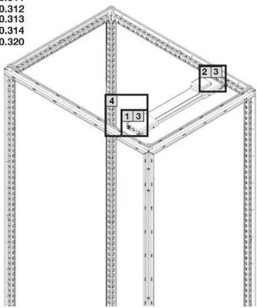 Rittal SZ 2500.311 - Fixation magnetique (accessoires 2500.490) : - 48