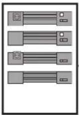 Rittal SZ 2500.311 - Fixation magnetique (accessoires 2500.490) : - 44