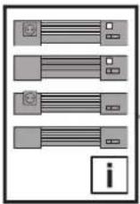 Rittal SZ 2500.313 - Fixation magnetique (accessoires 2500.490) : - 1