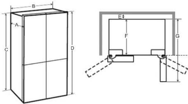 LG LY27S3240S - Dimensions and Clearances - 1