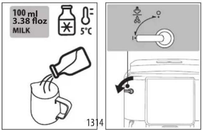 DELONGHI Magnifica Start ECAM22022B - Preparación de cappuccino - 1