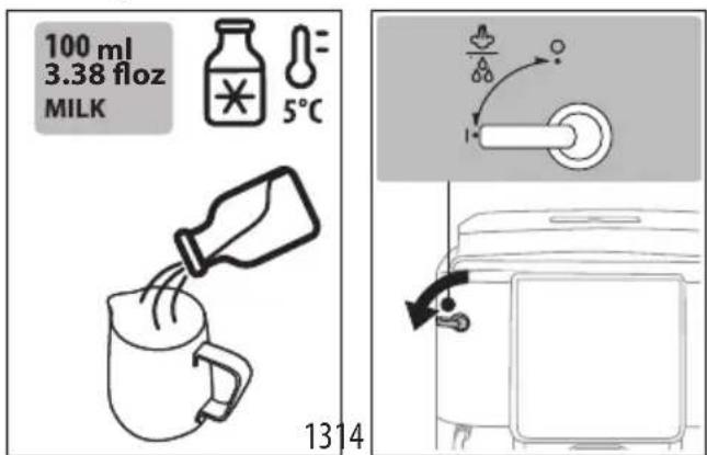 DELONGHI Magnifica Start ECAM22022B - Making cappuccino - 1