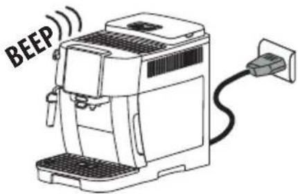 DELONGHI Magnifica Start ECAM22022B - Réinitialisation aux valeurs d'usine - 3