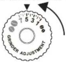 DELONGHI Magnifica Start ECAM22022B - Adjusting the coffee grinder - 2