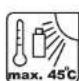 Yard Force NX60i - Symboles d'avertissement sur la batterie - 4