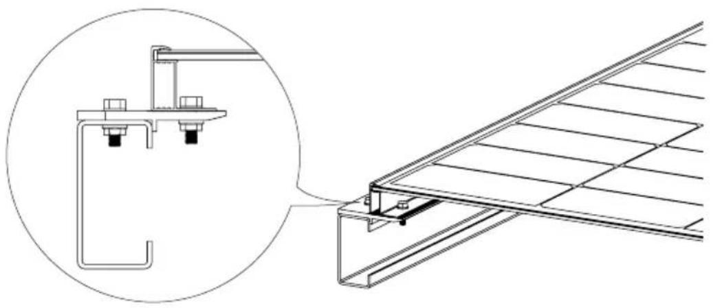 ECOFLOW 400 W Rigid Solar Panel - Installation des boulons - 1