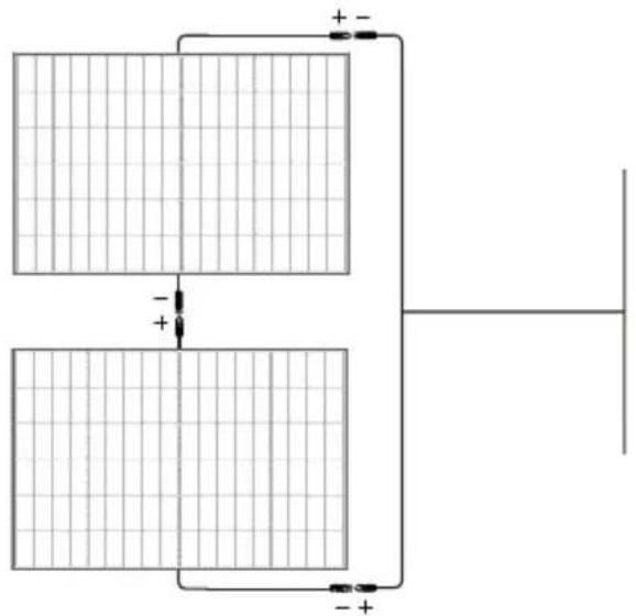 ECOFLOW 400 W Rigid Solar Panel - Connexion en série - 1