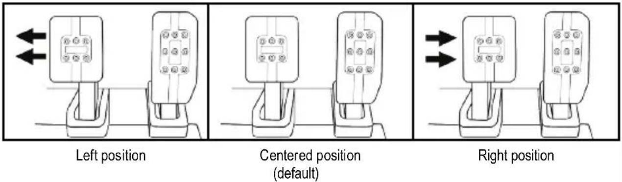 THRUSTMASTER T248 - Adjusting the SPACING of the three pedals - 1