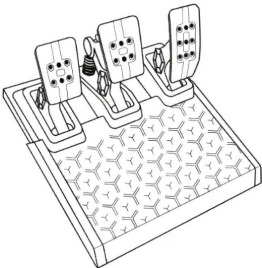 THRUSTMASTER T248 - T3PM PEDAL SET - 1