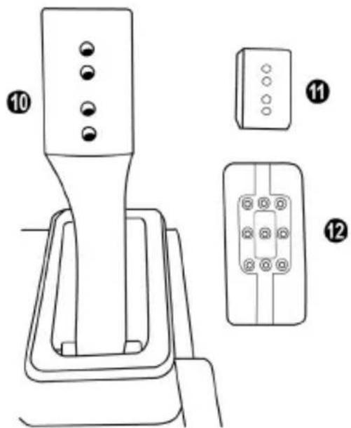 THRUSTMASTER T248 - MONTAGE DES PEDALSETS Auf EINE HALTERUNG ODER IN EIN COCKPIT - 3