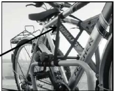 Eufab Crow - Montaggio delle biciclette sul supporto posteriore - 3