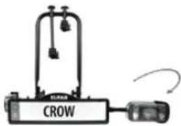 Eufab Crow - Auseinanderklappen des Fahrradträgers - 1