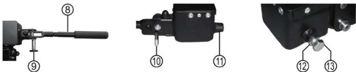 Eufab Crow - Mounting the bicycle rack on the trailer tow bar - 1