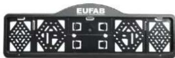 Eufab Crow - Montaggio del portatarga - 1
