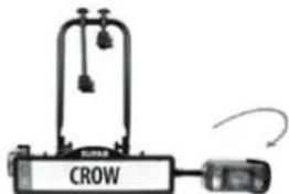 Eufab Crow - Dépliage du porte-vélos - 1