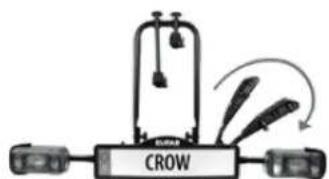 Eufab Crow - Dépliage du porte-vélos - 2
