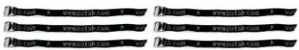 Eufab Crow - Mounting the short tensioning straps - 1