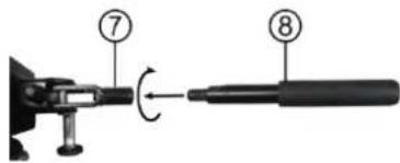 Eufab Crow - Mounting the tension lever - 1