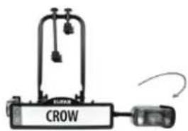 Eufab Crow - Dismantling the bicycle rack - 1
