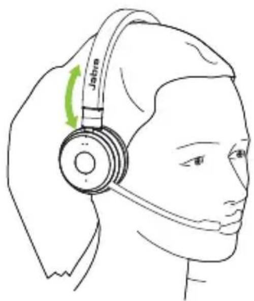 JABRA Evolve 65 TE - Régler le serre-tête - 1