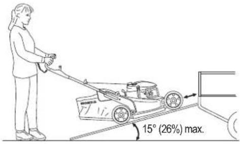 Honda HRX 476 C2 - VERLADEN DES RASENMÄHERS - 1