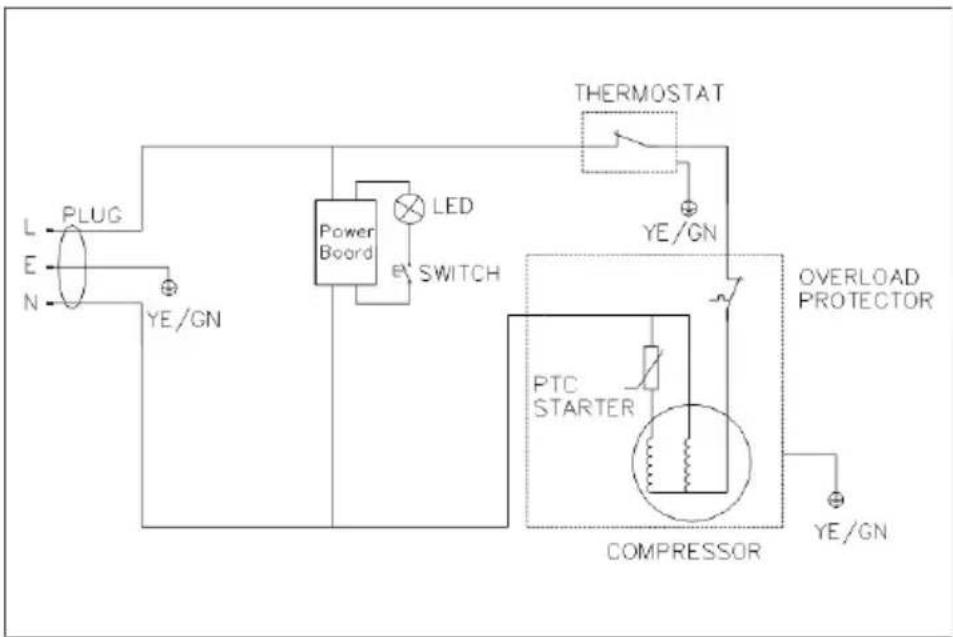 NewAir REF-AB-1000 - WIRING DIAGRAM - 1