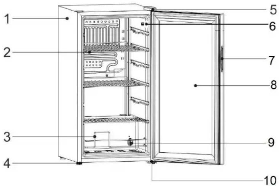 NewAir REF-AB-1000 - LISTA DE PARTES - 1