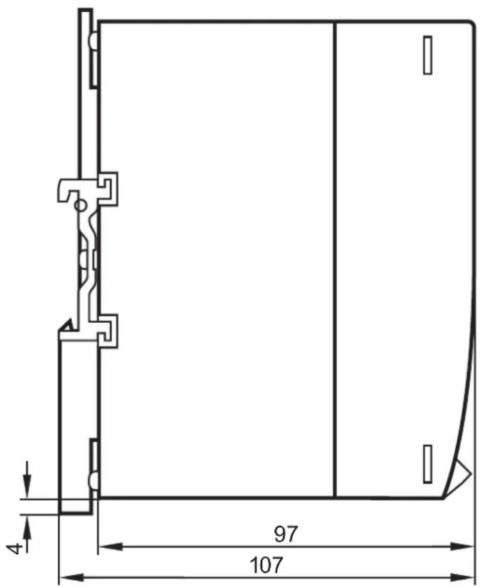 IFM AC1366 - Schéma d'encombrement - 2