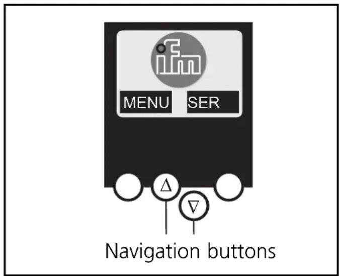 IFM AC1366 - Menu overview - 2