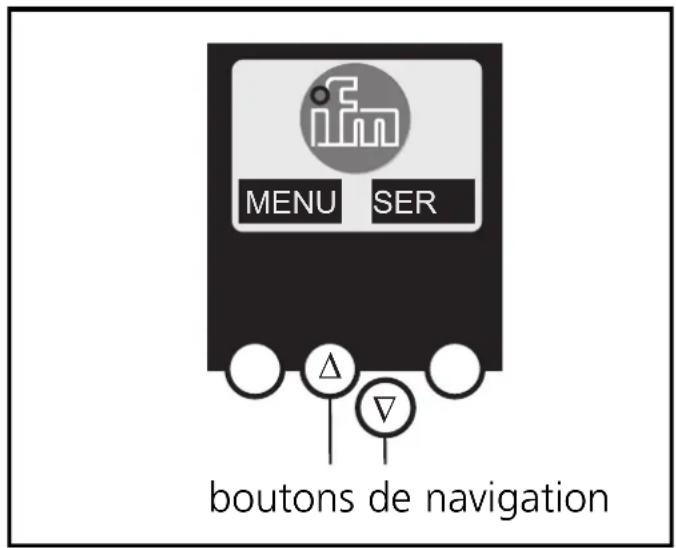 IFM AC1365 - Aperçu du menu - 2