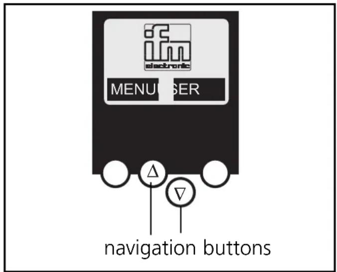 IFM AC1354 - Menu overview - 2