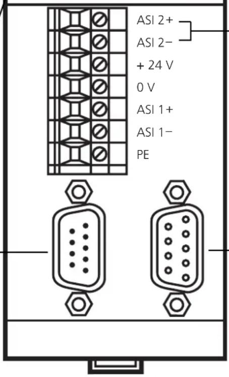IFM AC1005 - Eléments de service et d'indication - 2